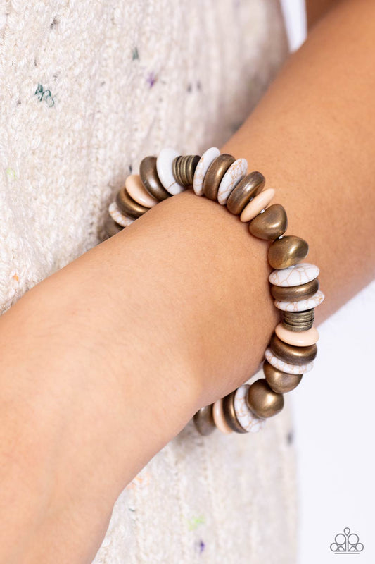 Armoniosamente de gama alta - Pulsera de latón