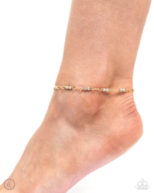 Simple Sass - Gold anklet