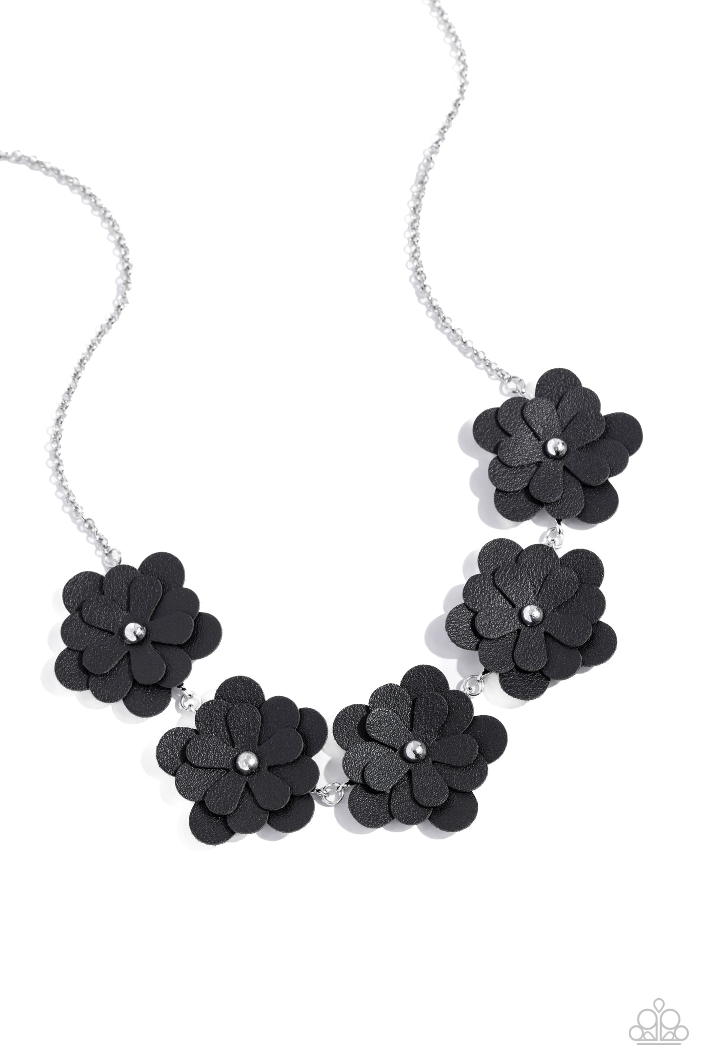 Balance of FLOWER - Black necklace