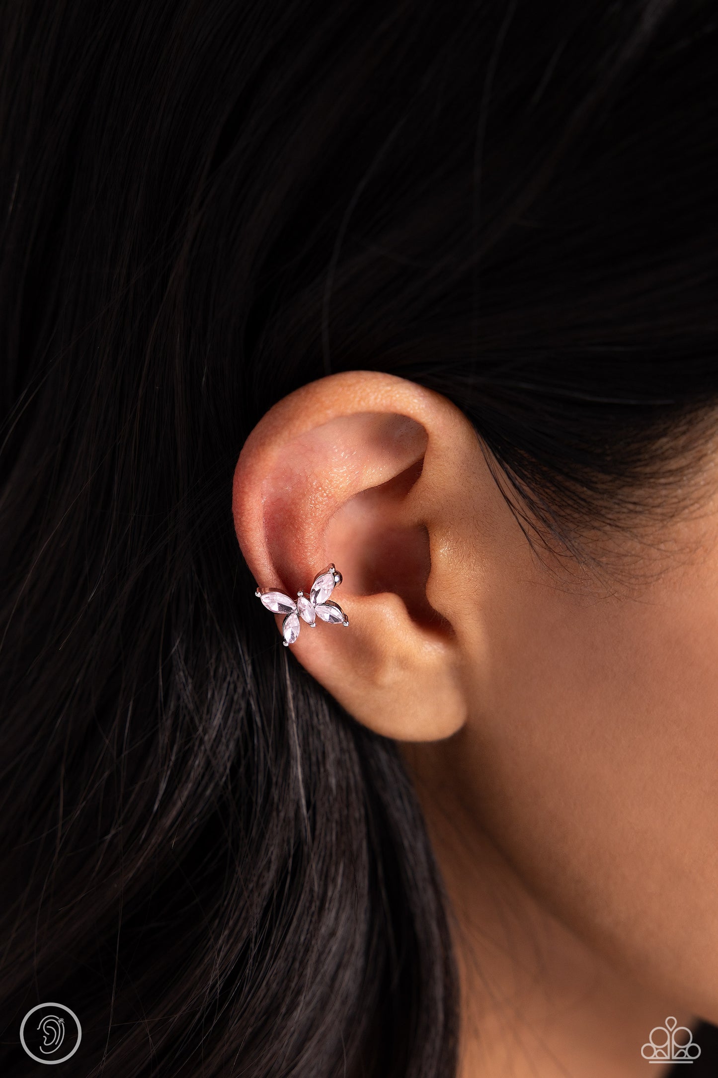 Aerial Advancement - Pink ear cuff