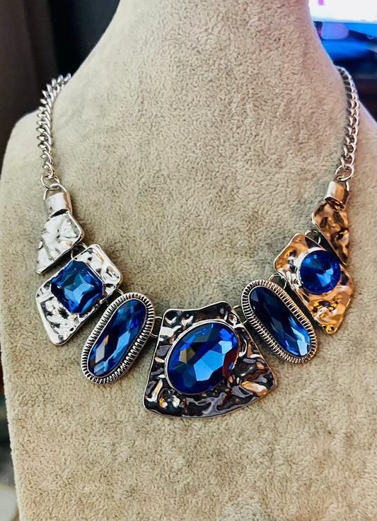 Futuristic Fashionista - Blue necklace