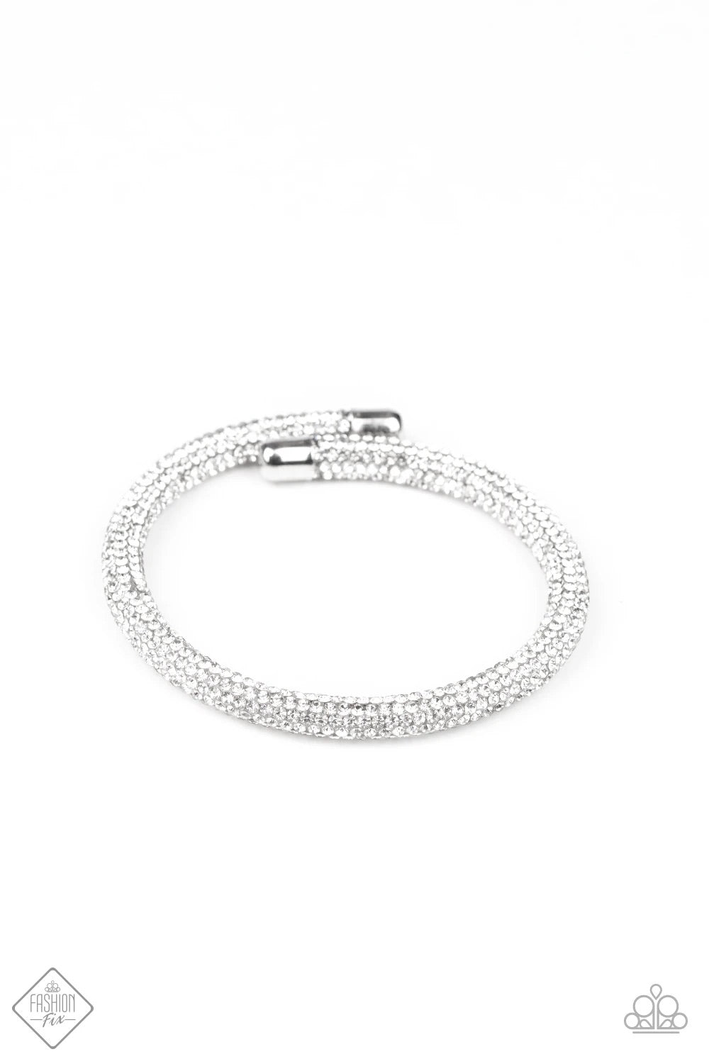 Pulsera blanca con destellos escénicos ♥