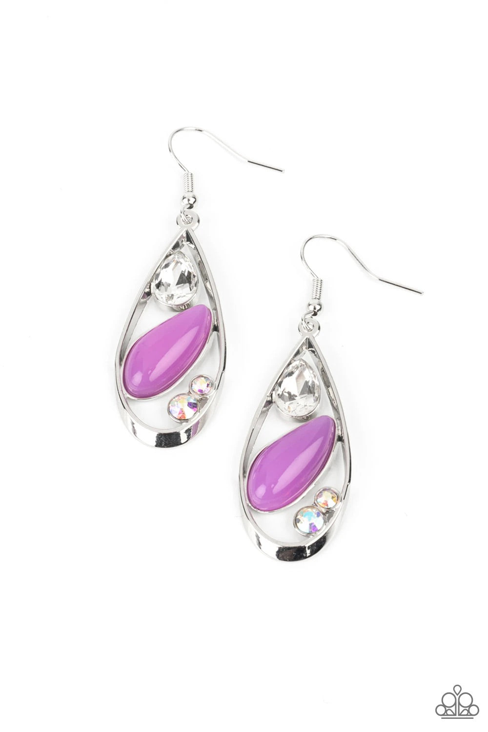 Harmonious Harbors Purple Earrings