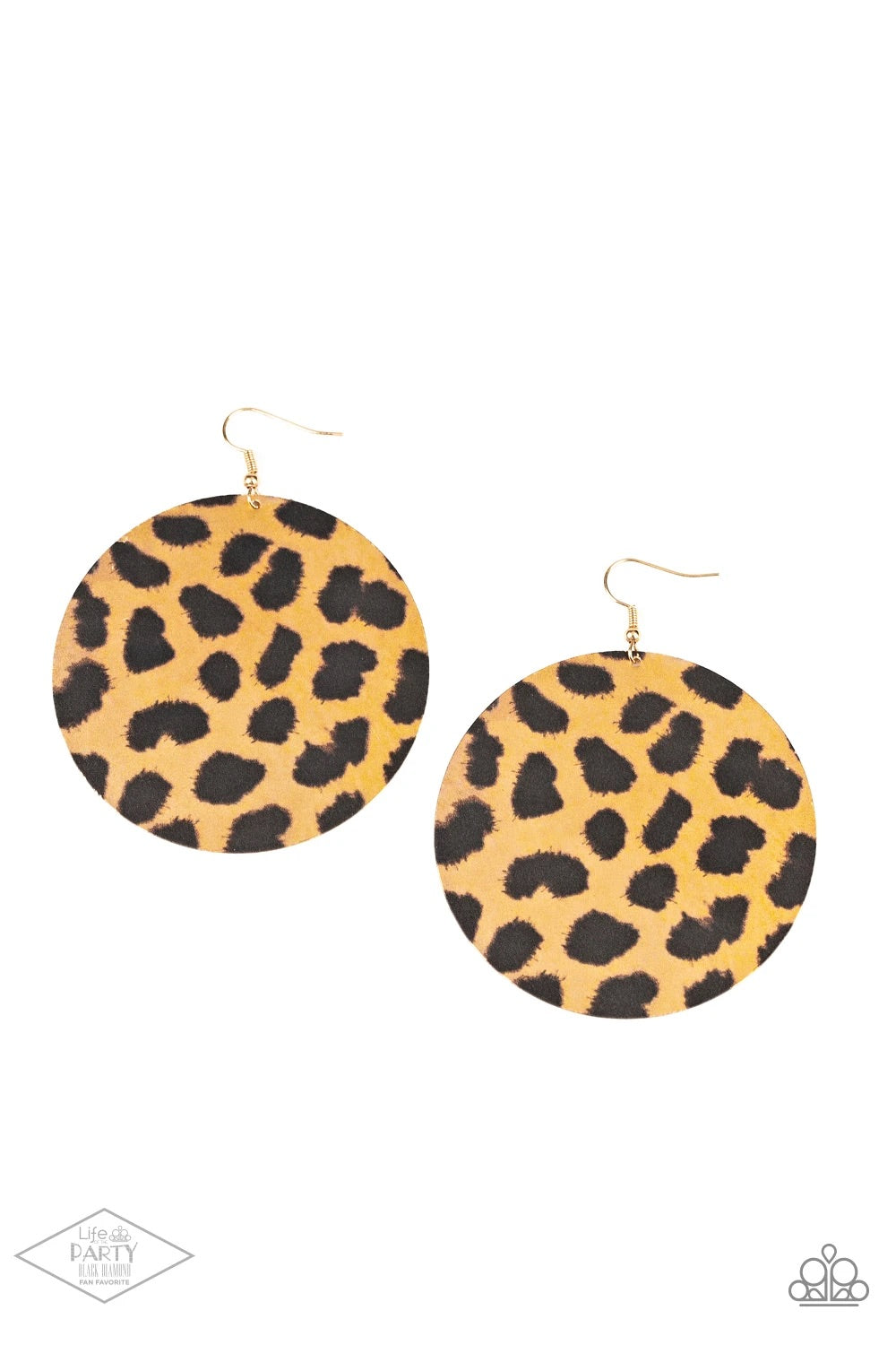 Paparazzi Earring ~ Doing GRR-eat - Brown earrings