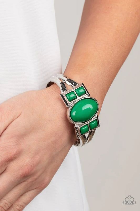 Pulsera ~ Un toque de Tiki - Verde