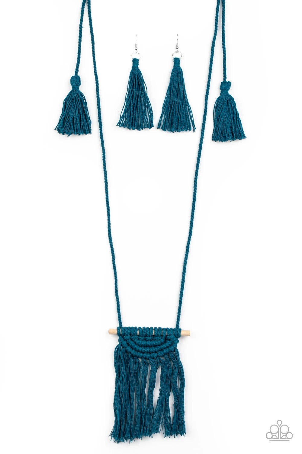 Between You and MACRAME - blue - necklace