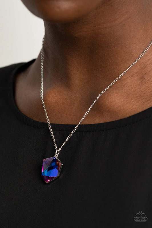 Stellar Serenity - Purple necklace