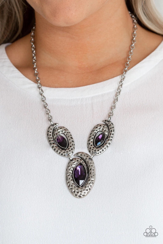 Metro Mystique - Necklace Purple