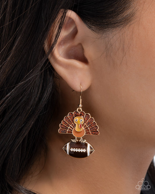 Turkey bowl white earrings - Limit 2 pair per person-coming soon