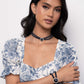 Conjunto de collar y pulsera azul Valioso Verdict con Lola