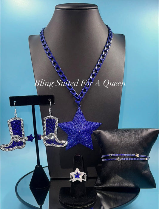 Set it up with Lola - cowgirl blue
