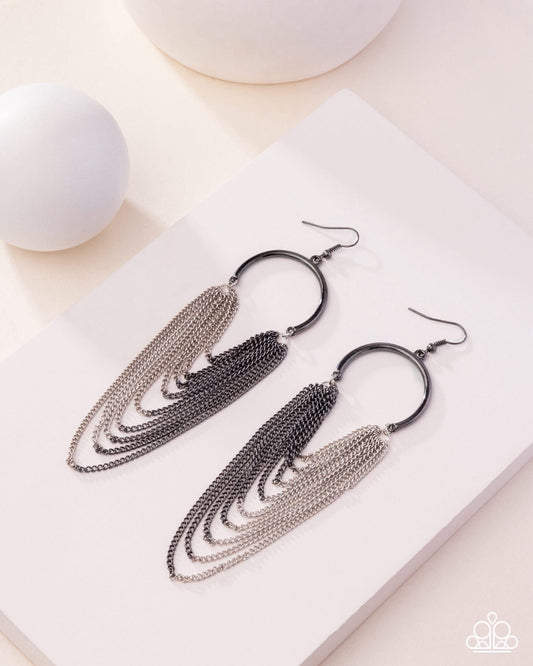 Black earrings