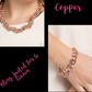 Totally Two-toned necklace and bracelet set it up with Lola