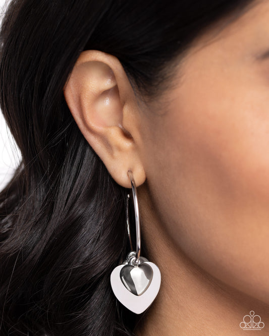 Casually Crushing - Silver earrings