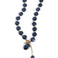 Beaming Baroque - Blue necklace and bracelet set