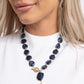Beaming Baroque - Blue necklace and bracelet set