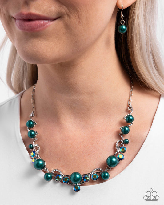Settled Shimmer - Green necklace -coming soon