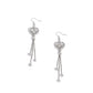 Cascading Character - White earrings