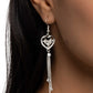 Cascading Character - White earrings