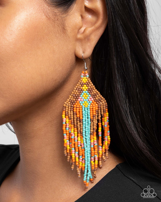 Paramount Pattern - Multi earrings