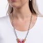 Soft Landing - Orange necklace