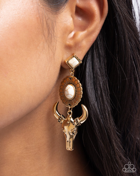 Western Week - Gold earrings