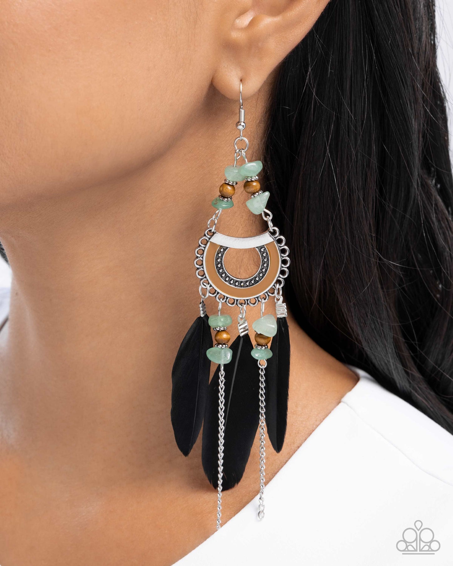 Serene Stage - Green earrings