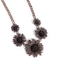 Sunflower Spring - Copper necklace