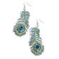 Prized Peacock - Green earrings