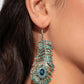 Prized Peacock - Green earrings