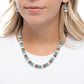 Straightforward Stones - Blue necklace