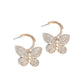 Butterfly Boundary - Gold earrings