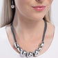 Powerhouse Push - Silver necklace