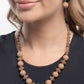 Cloudy with a Chance of CHARACTER - Brown Necklace