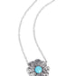Floral Form - Blue necklace