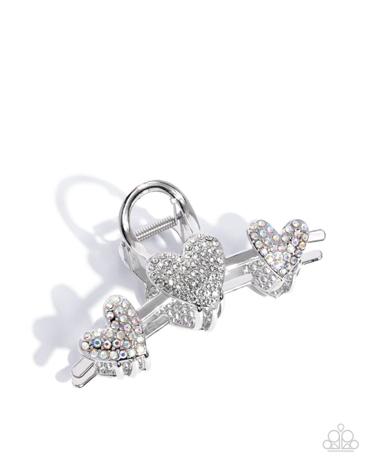 Romantic Rampage - White hair clip /accessories