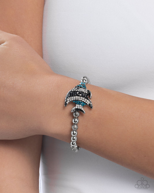 Admirable Angelfish - Blue bracelet