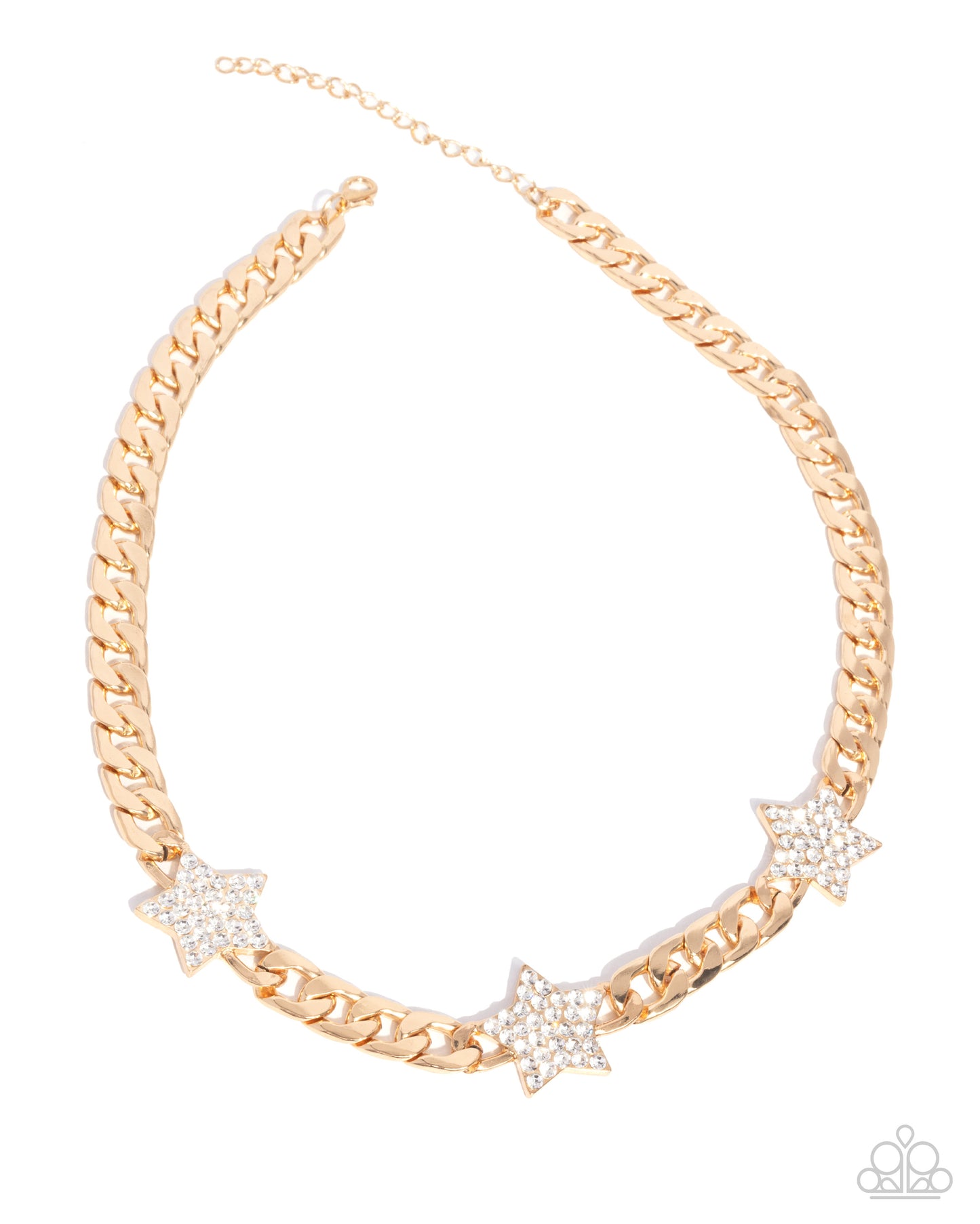Uncle Sam Stars - Gold necklace