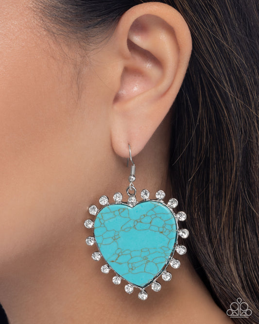 Dazzling Damsel - Blue earrings