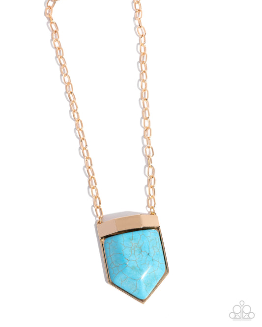 Pendant Passage - Gold necklace