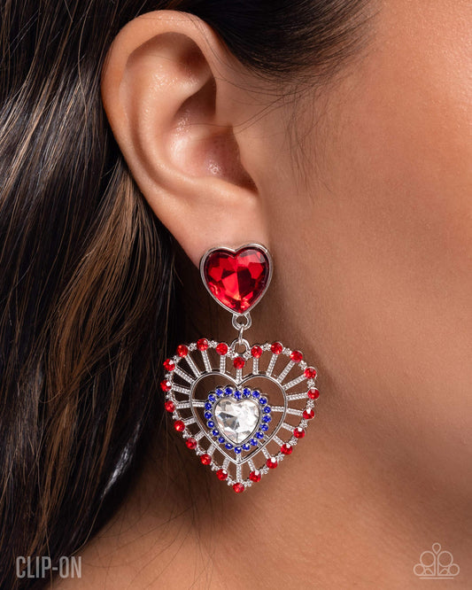 Patriotic Pattern - Multi earrings