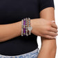 Poetically Plush - Purple bracelet