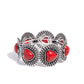 Rural Romance - Red bracelet