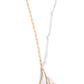 Sailboat Shimmer - White necklace