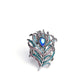Polished Peacock - Blue ring