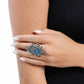 Polished Peacock - Blue ring