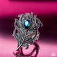 Polished Peacock - Blue ring