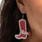 Benevolent Boot - Red earrings