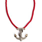Anchored Allure - Red necklace