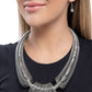 Carefree Coils - Silver necklace